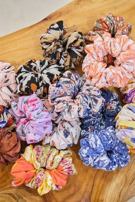 Printed Scrunchies - Uptown Boutique Ramona