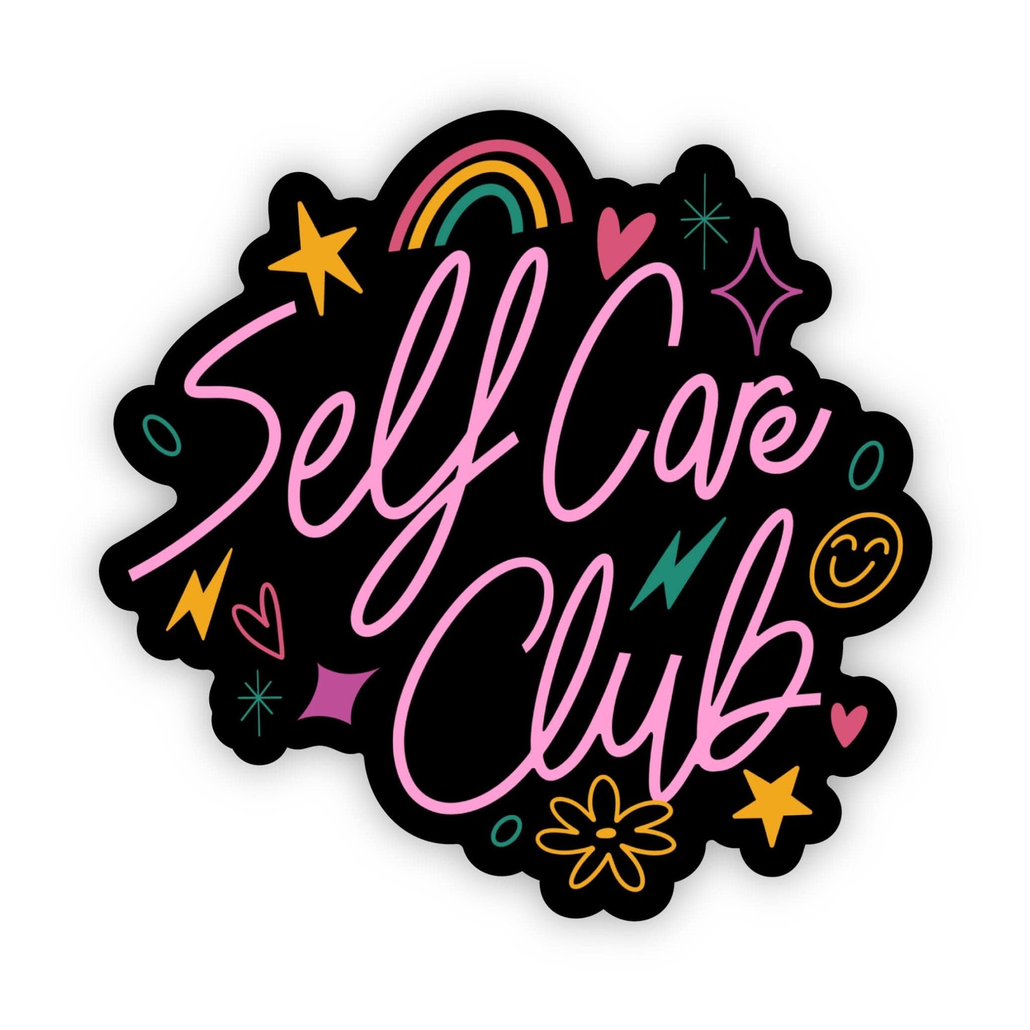 Self care club Sticker - Uptown Boutique Ramona