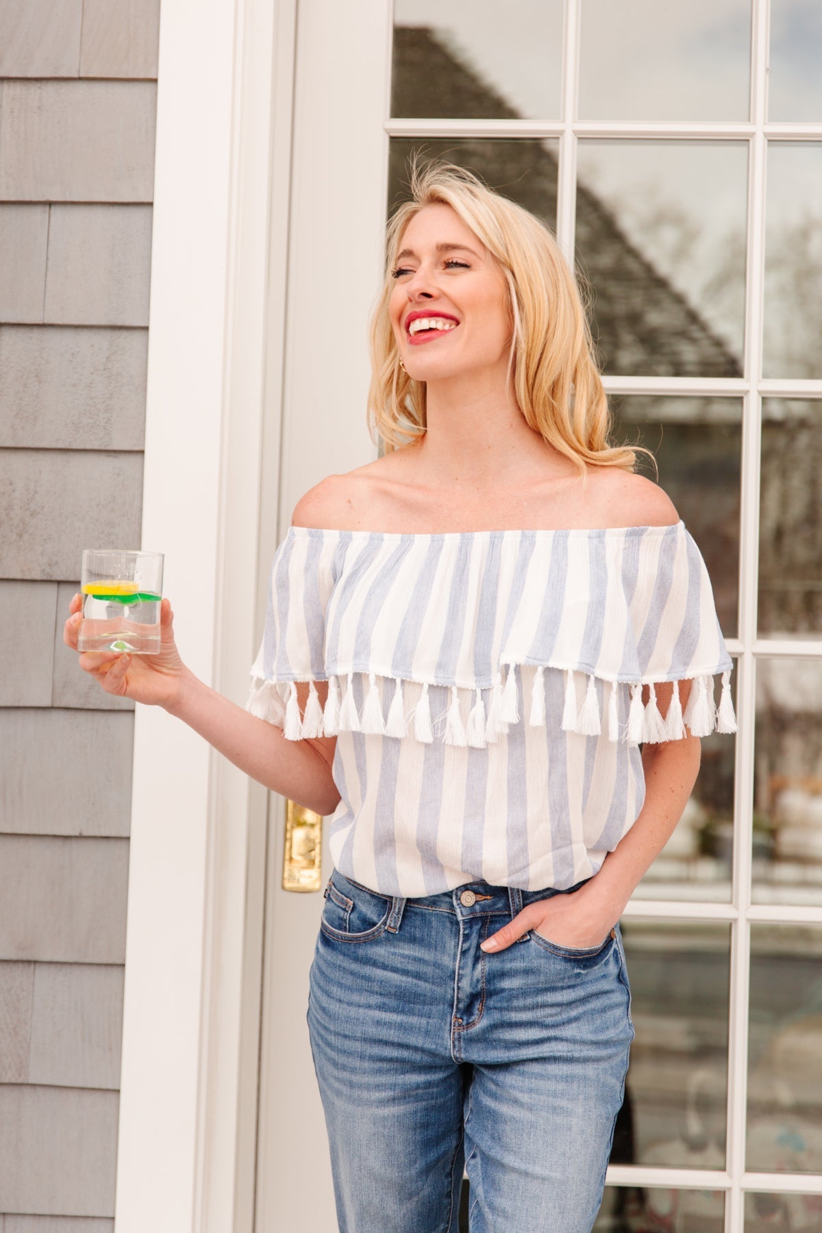 Set Yourself Free Striped Top (Online Exclusive) - Uptown Boutique Ramona