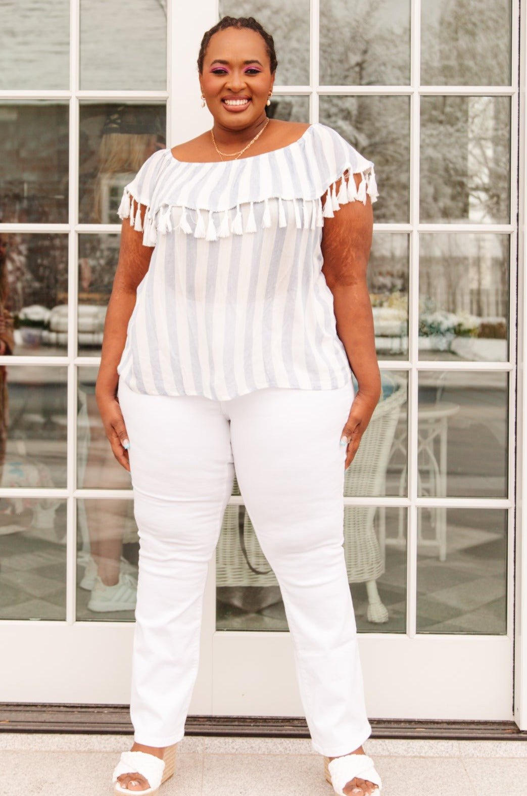 Set Yourself Free Striped Top (Online Exclusive) - Uptown Boutique Ramona