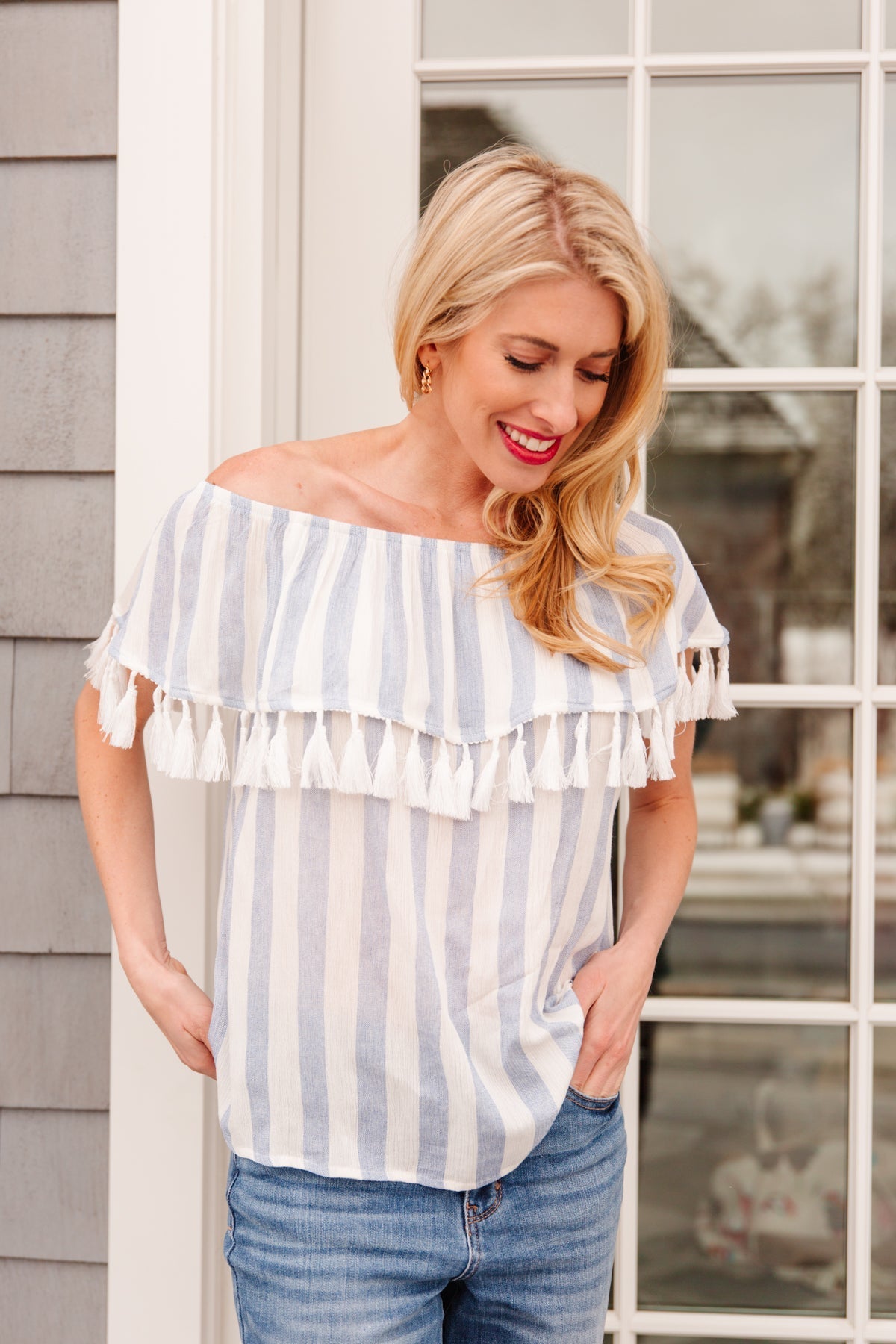 Set Yourself Free Striped Top (Online Exclusive) - Uptown Boutique Ramona