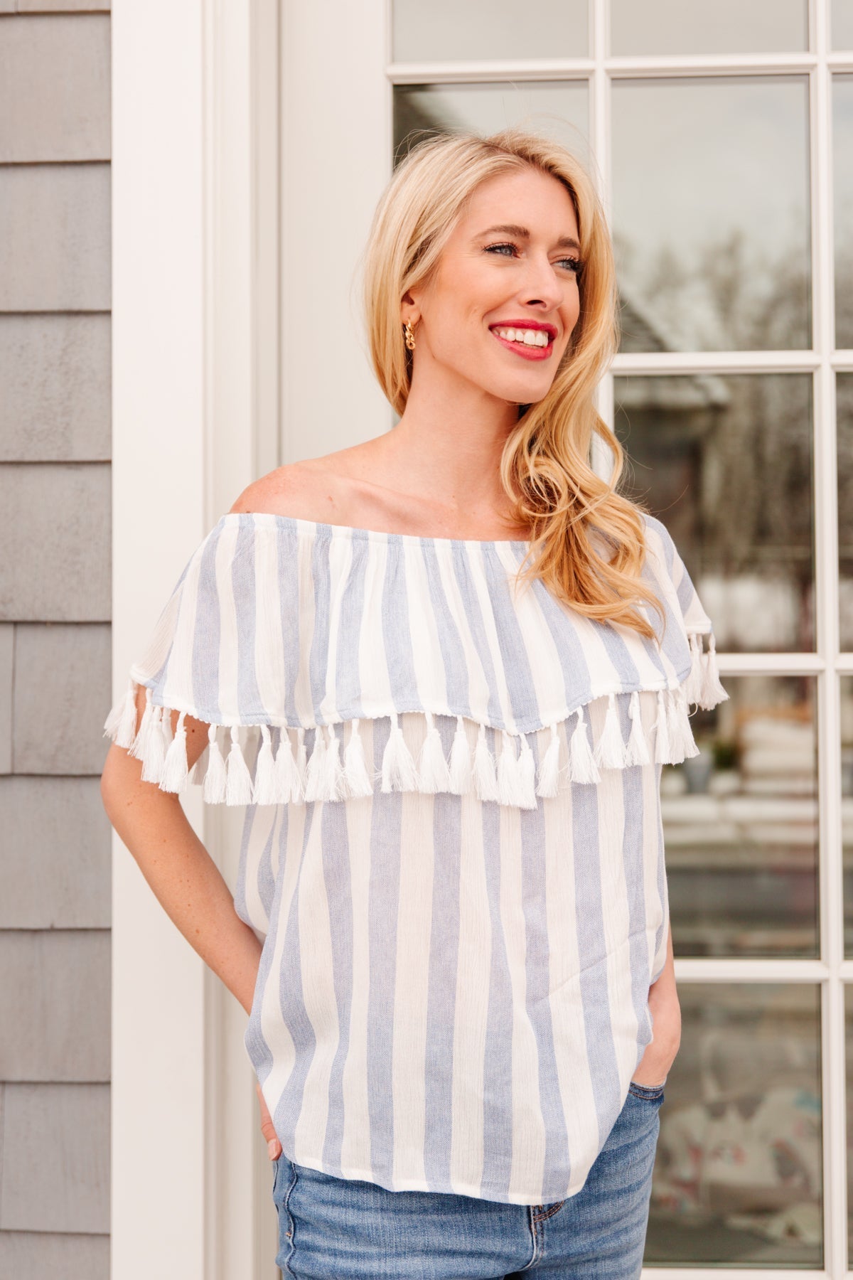 Set Yourself Free Striped Top (Online Exclusive) - Uptown Boutique Ramona