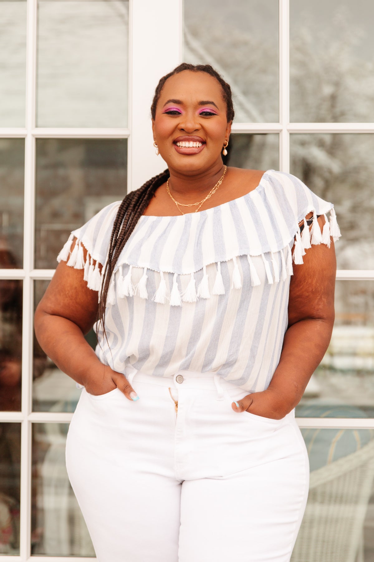 Set Yourself Free Striped Top (Online Exclusive) - Uptown Boutique Ramona