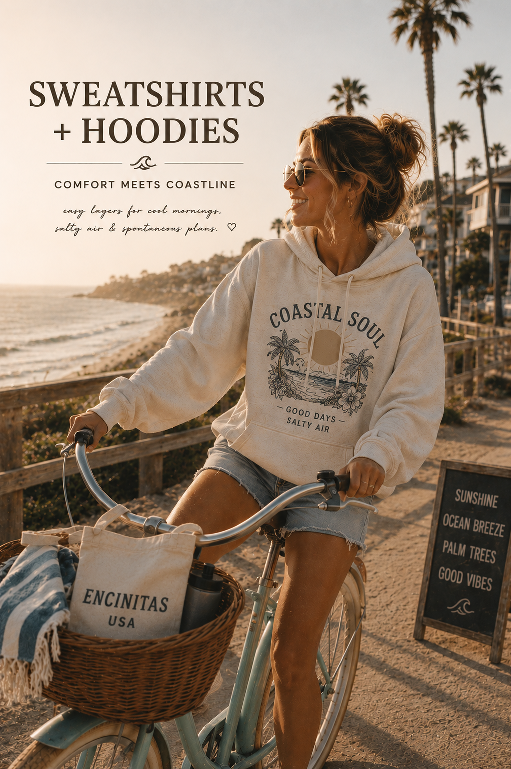 SWEATSHIRTS + HOODIES