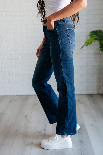 Muriel Mid Rise Control Top Classic Straight Jeans (Online Exclusive)