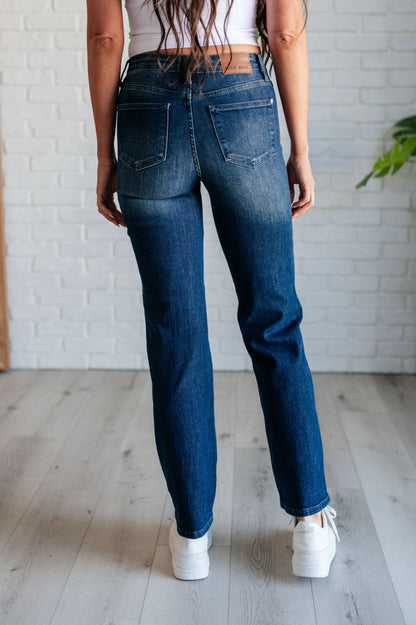 Muriel Mid Rise Control Top Classic Straight Jeans (Online Exclusive)