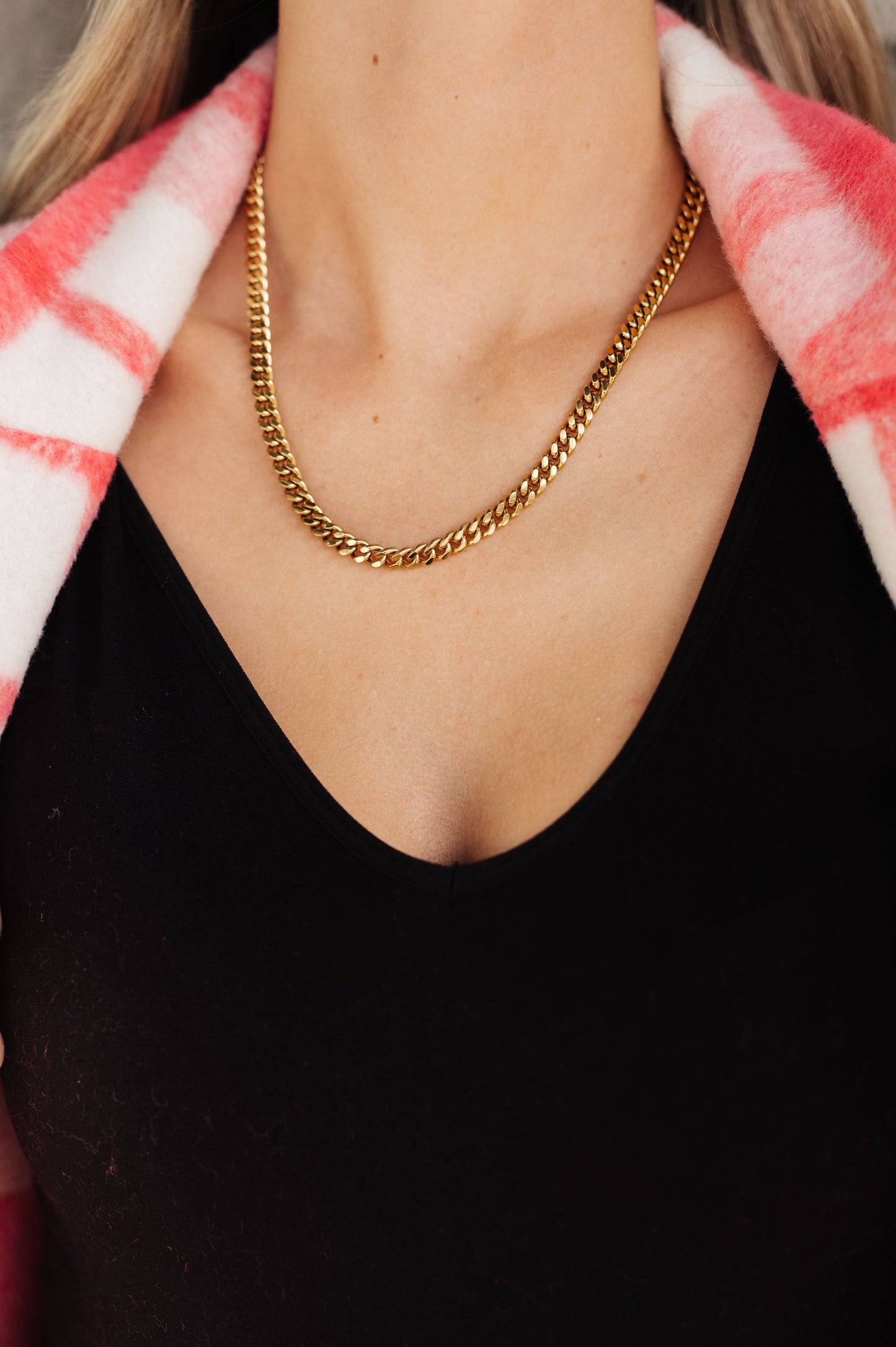 Chain Reaction Gold Plated Choker (Online Exclusive)