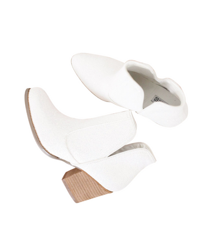 Fiera Booties in White (Online Exclusive)