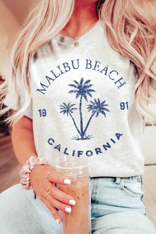 Malibu Beach Graphic Tee