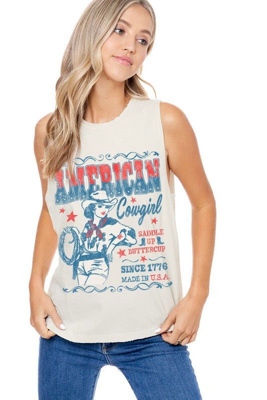 American Cowgirl Vintage Tank