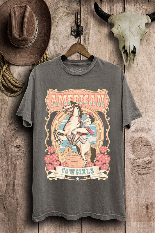American Cowgirls Oversized Graphic Tee