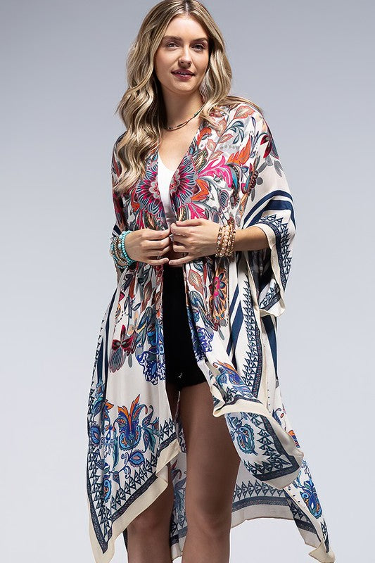 Un kimono estampado un poco fabuloso 
