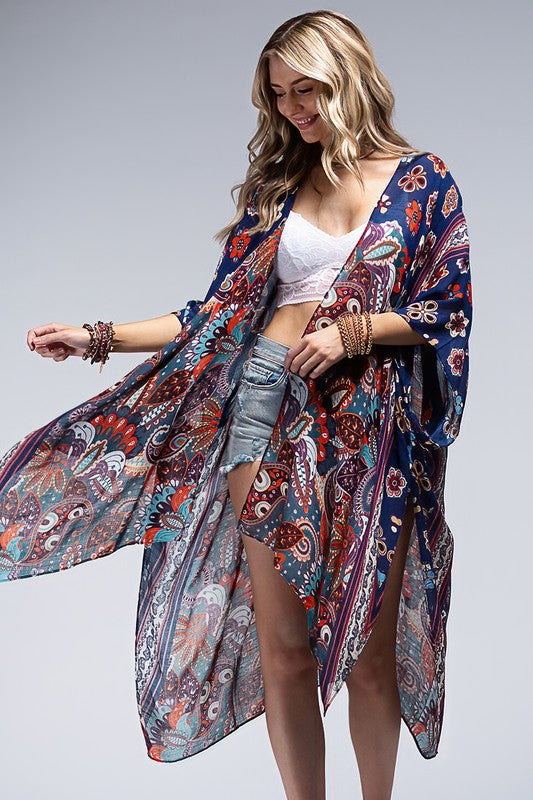 Un kimono estampado un poco fabuloso 