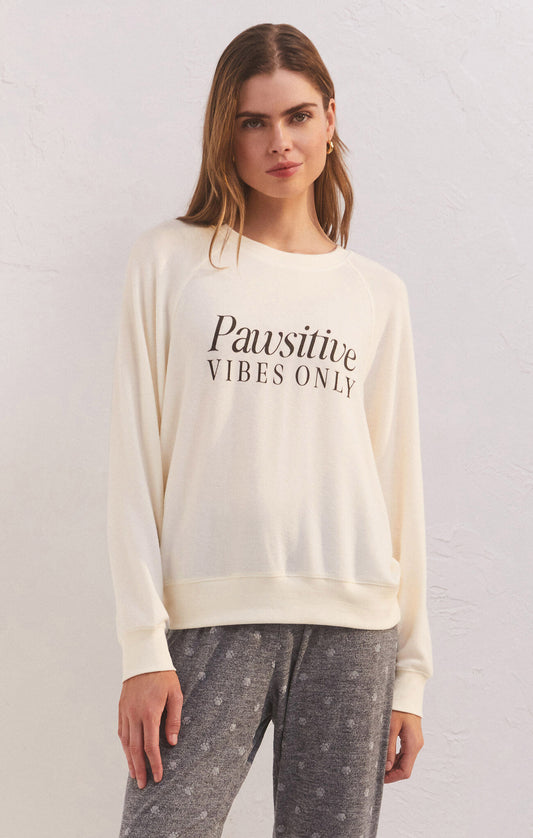 Cassie Pawsitive Long Sleeve Top