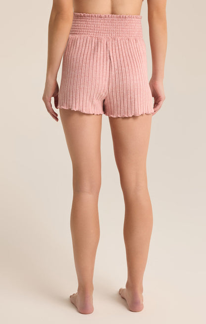 DAWN SMOCKED RIB SHORT