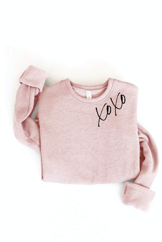 XOXO Script Graphic Sweatshirt