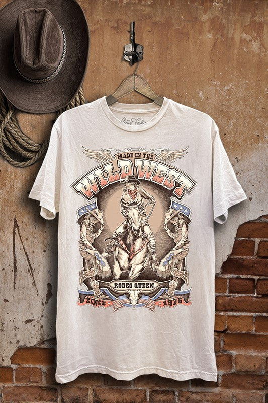 T-shirt graphique surdimensionné American Rodeo