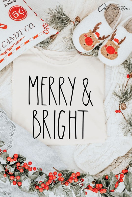 Merry & Bright Graphic Tee (Vintage) *HC