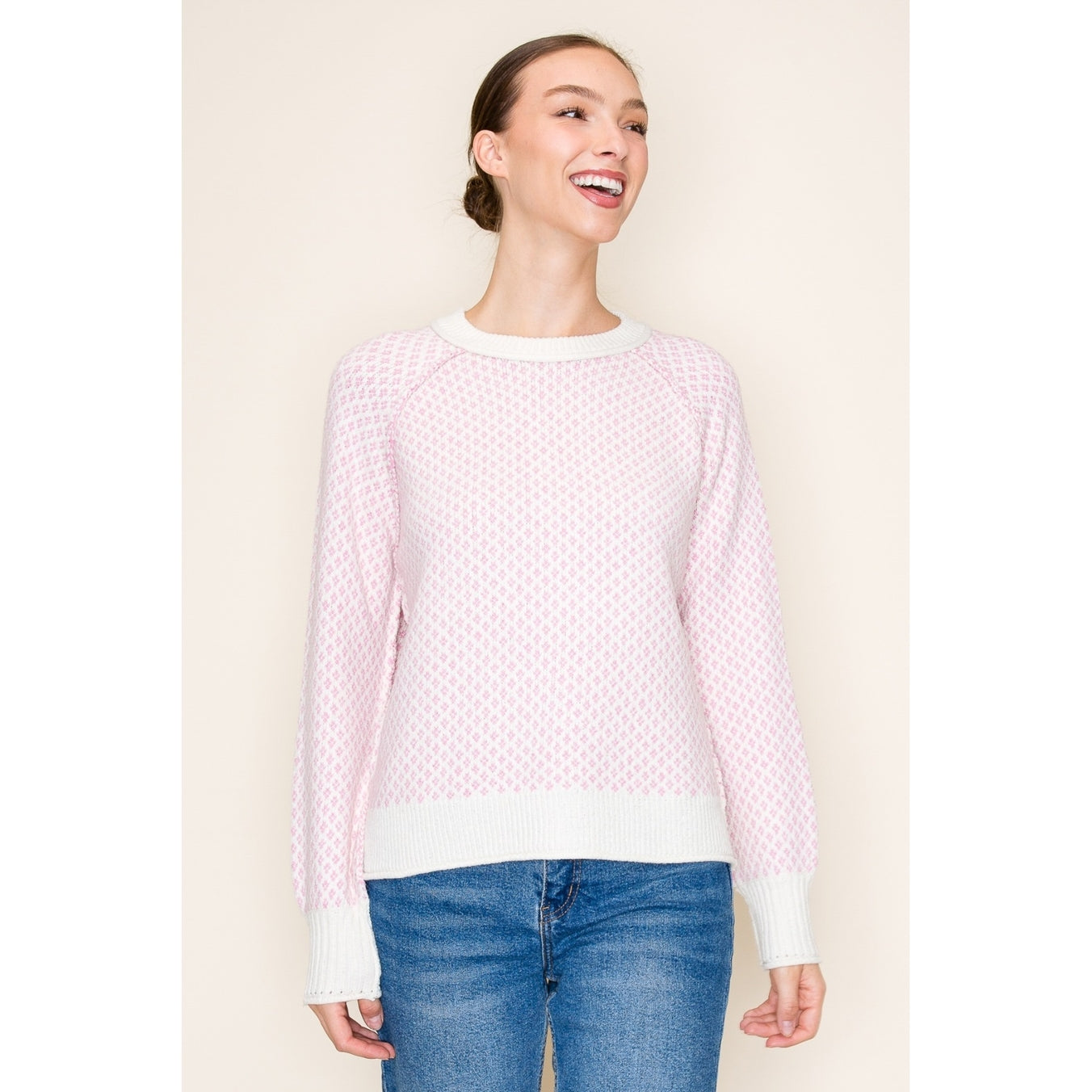 Sweet As You Textured Sweater