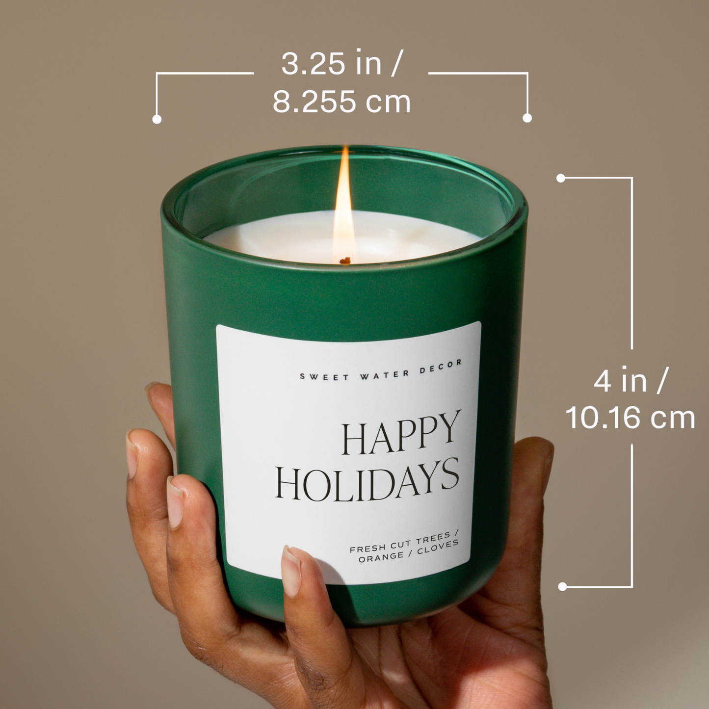 Under the Mistletoe Matte Candle