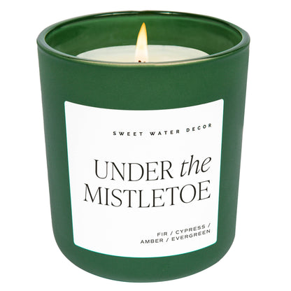 Under the Mistletoe Matte Candle