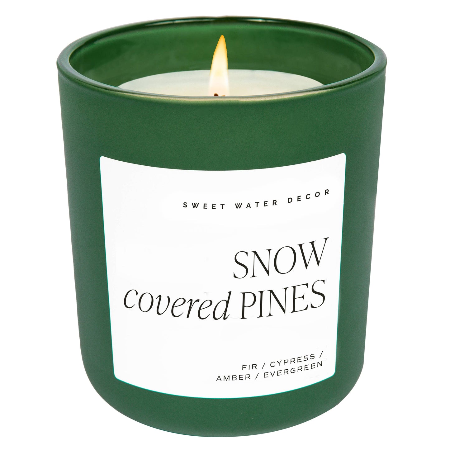 Snow Covered Pines Candle