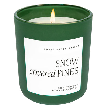 Snow Covered Pines Candle