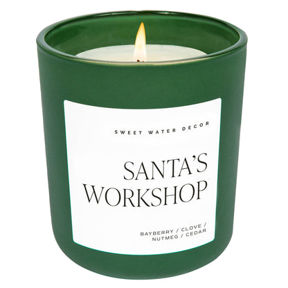 Santa's Workshop Candle