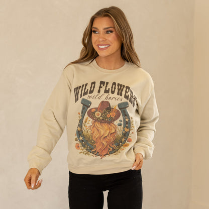 Wild Flowers Graphic Sweatshirt