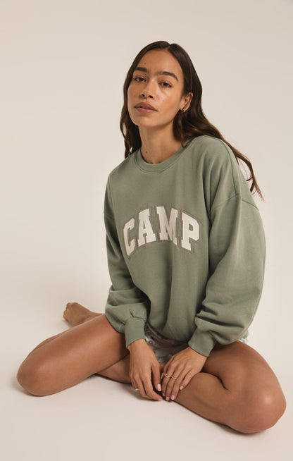 OVERSIZED CAMP SWEATSHIRT