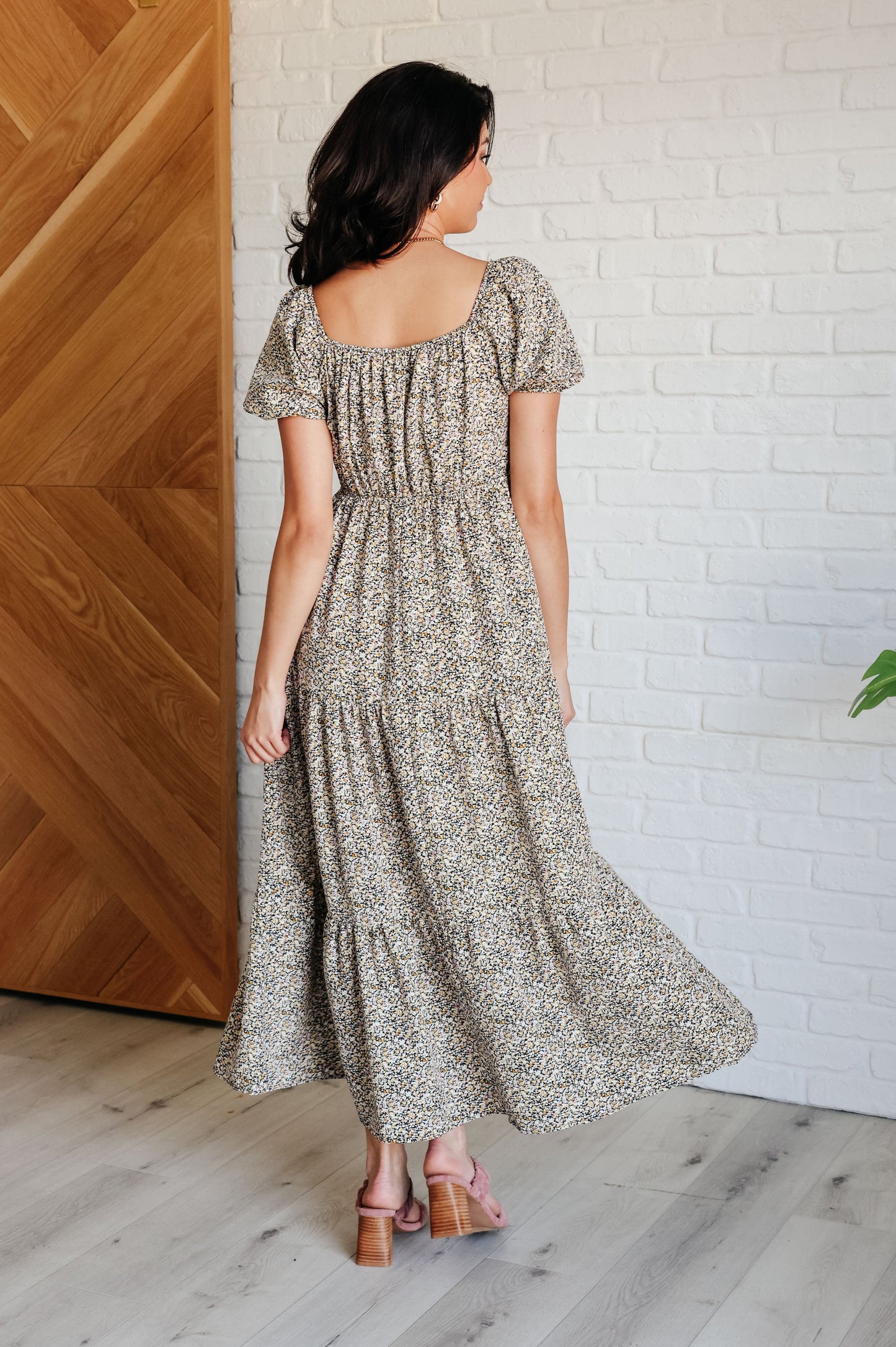 A Moment of Love Balloon Sleeve Dress (Online Exclusive)