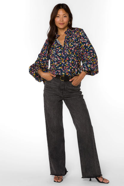 Avena Multi Ditsy Floral Blouse