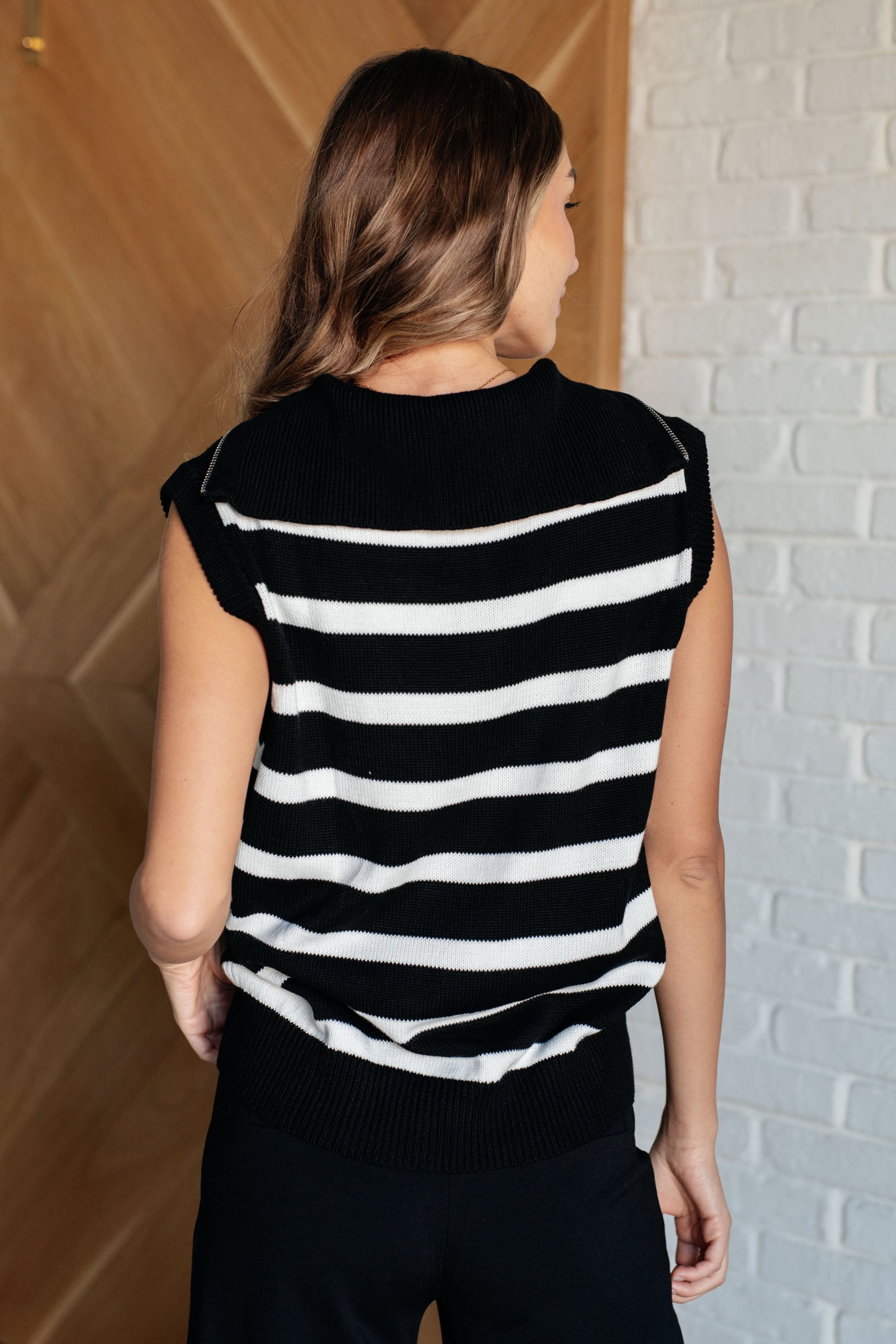 Attached at the Hip 1/4 Zip Sleeveless Sweater (Online Exclusive)