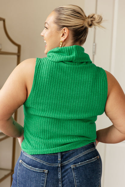 Before You Go Sleeveless Turtleneck Sweater (Online Exclusive)