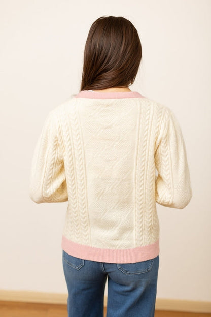 Beige and Pink Nutcracker Sweater *HC (Online Exclusive)