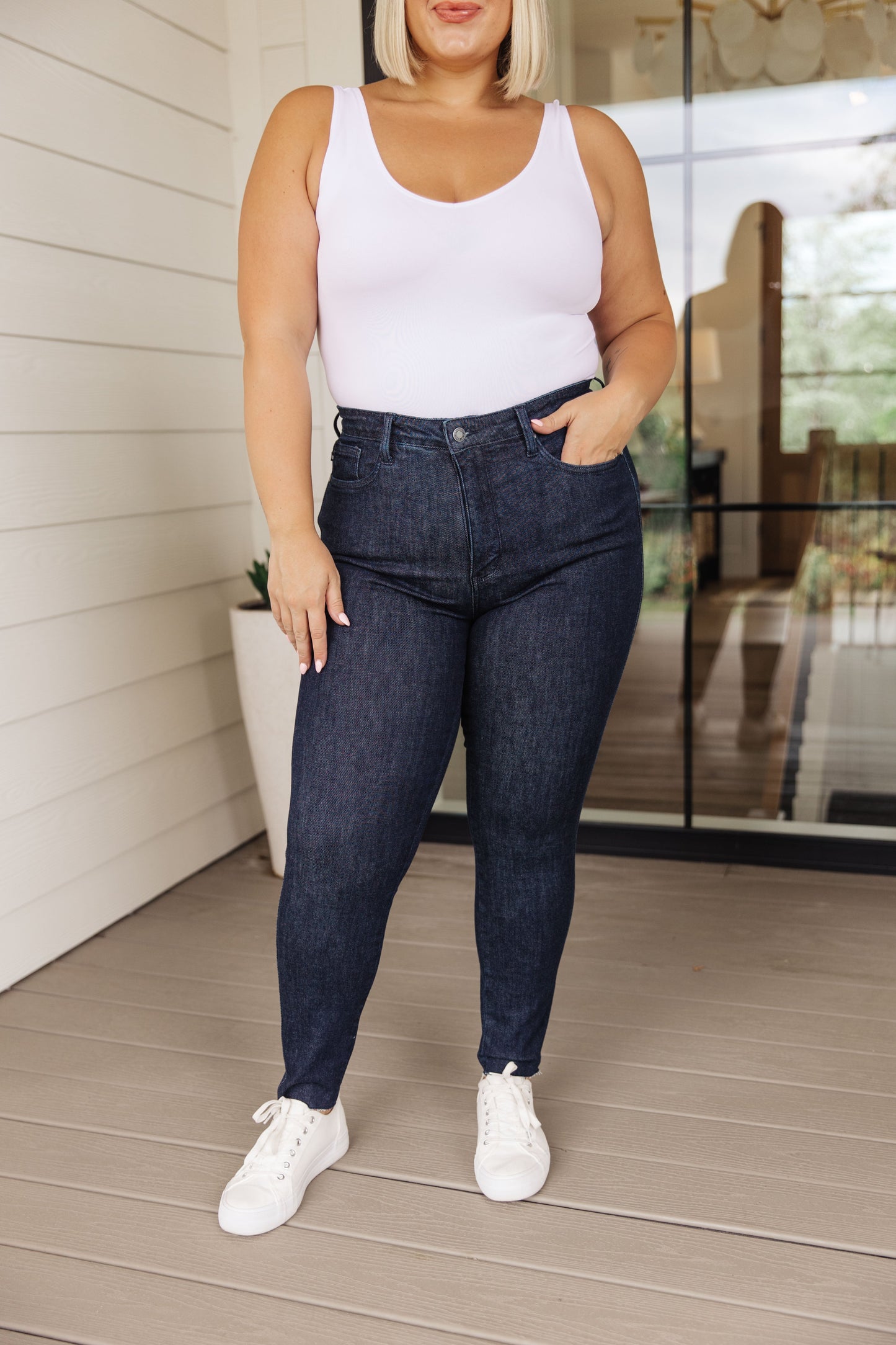 Fashion Look Featuring Lauren Conrad Skinny Jeans and Old Navy Petite  Sweaters by blushandblossom - ShopStyle