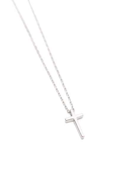 Dainty Silver Cross Necklace (Online Exclusive)