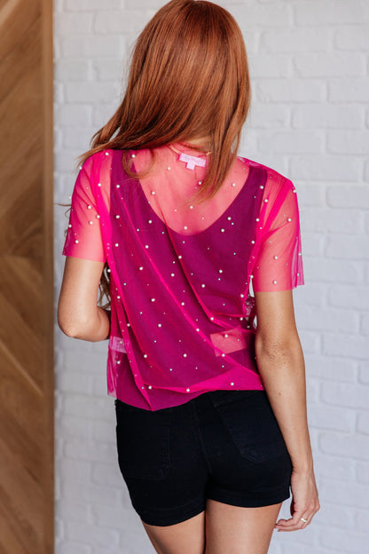 Dressing for Revenge Layering Top in Hot Pink (Online Exclusive)