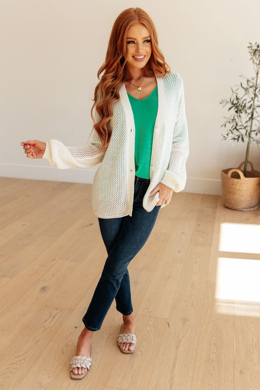 Cali Blouse in Emerald (Online Exclusive)