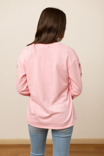 Feelin' Festive Pink Sweater *HC (Online Exclusive)