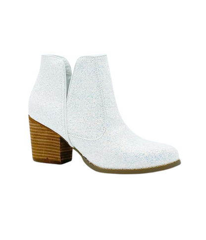 Fiera Booties in White (Online Exclusive)