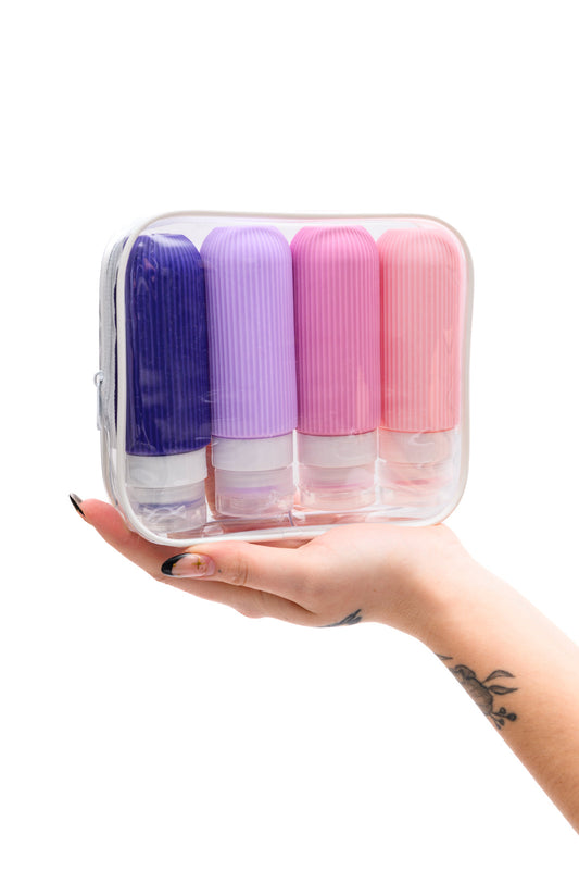 From Here to There Toiletry Travel Bottles in Lavender (Online Exclusive)