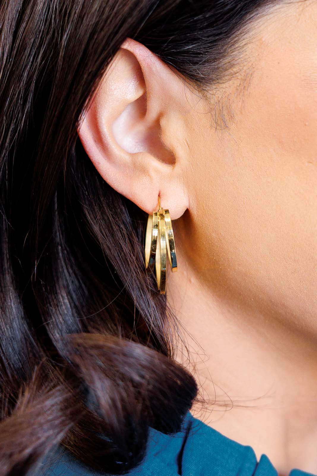 Get In Line Hoop Earrings (Online Exclusive)