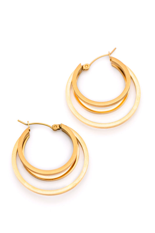 Get In Line Hoop Earrings (Online Exclusive)