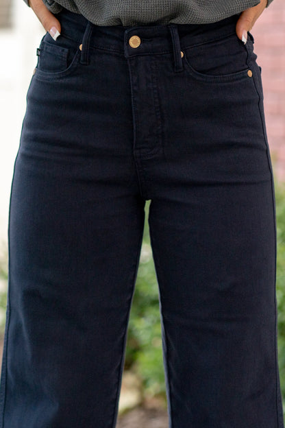 Vineyard Date Wide Leg Cropped Jeans