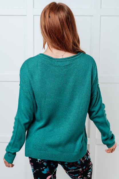 In Stitches Drop Shoulder Sweater (Online Exclusive)