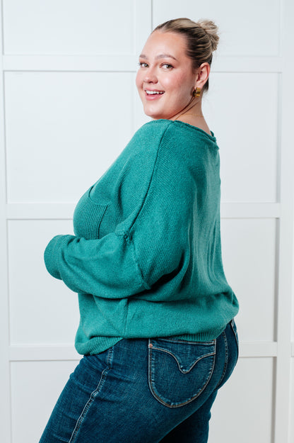 In Stitches Drop Shoulder Sweater (Online Exclusive)