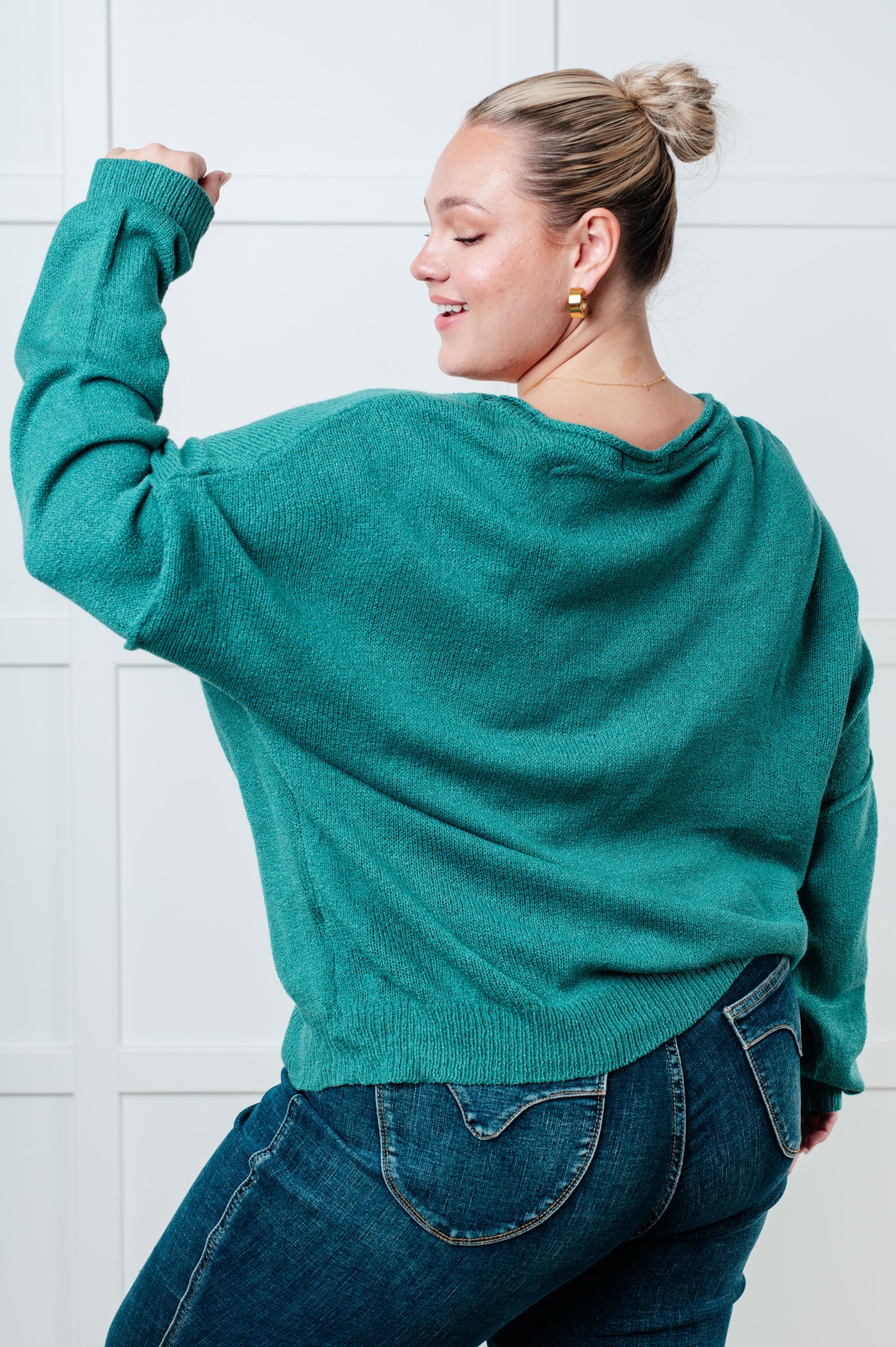 In Stitches Drop Shoulder Sweater (Online Exclusive)