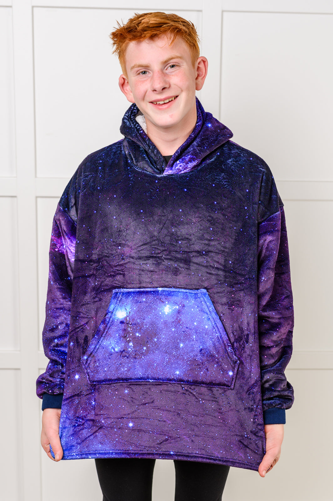 Kids Oversized Hoodie Blanket in Starry Sky (Online Exclusive)