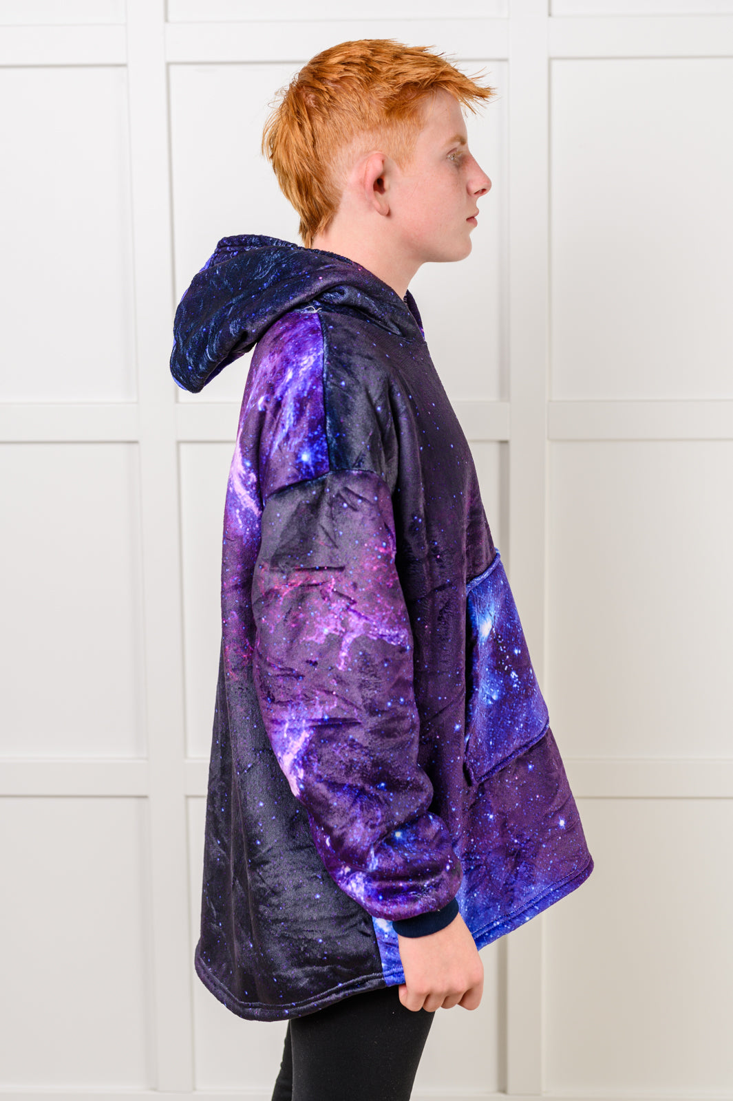 Kids Oversized Hoodie Blanket in Starry Sky (Online Exclusive)